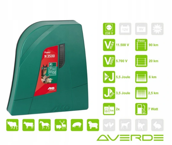 Elektryzator sieciowy 5,5 J AKO Power N3500 - obrazek 2