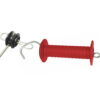 Zestaw rączka bramowa czerwona +  izolator bramowy