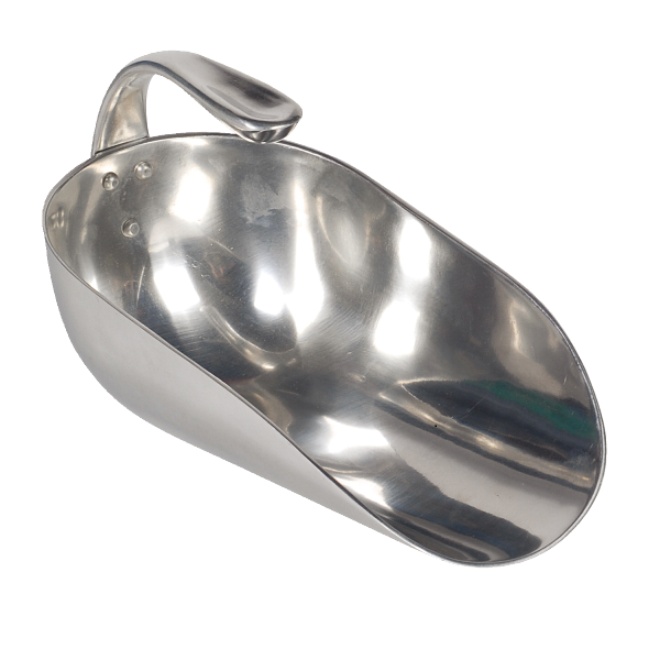 Aluminiowy dozownik szufelka paszy z górnym uchwytem 1l