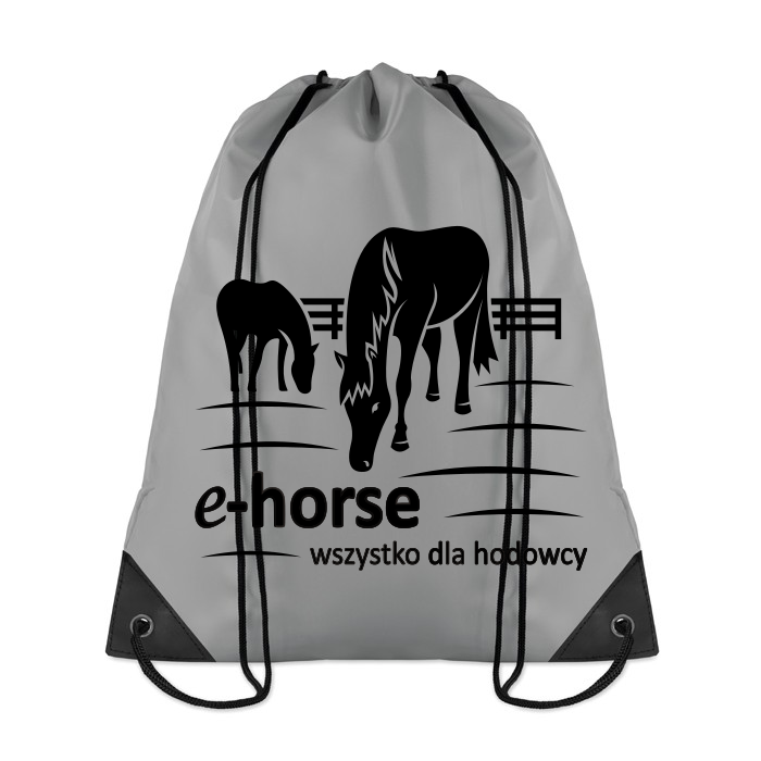 Zestaw do pielęgnacji konia w plecaku 7-elementów szary - obrazek 2