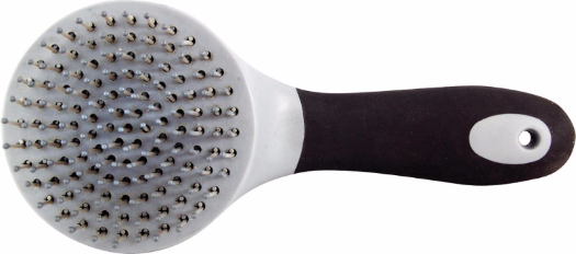 Zestaw do pielęgnacji konia w plecaku 7-elementów szary - obrazek 4