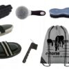 Zestaw do pielęgnacji konia w plecaku 7-elementów szary