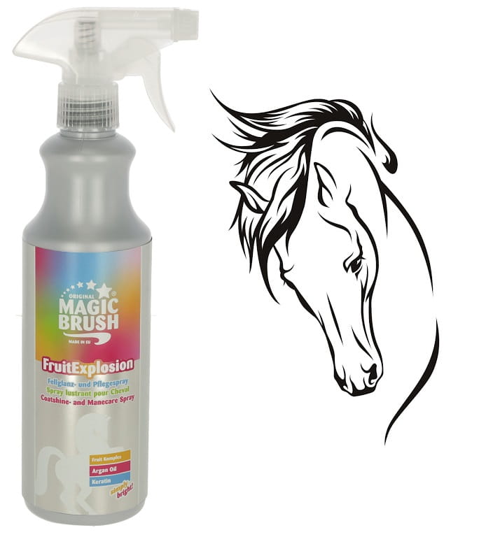 KERBL spray MagicBrush do pielęgnacji sierści, grzywy i ogona 500 ml - obrazek 2