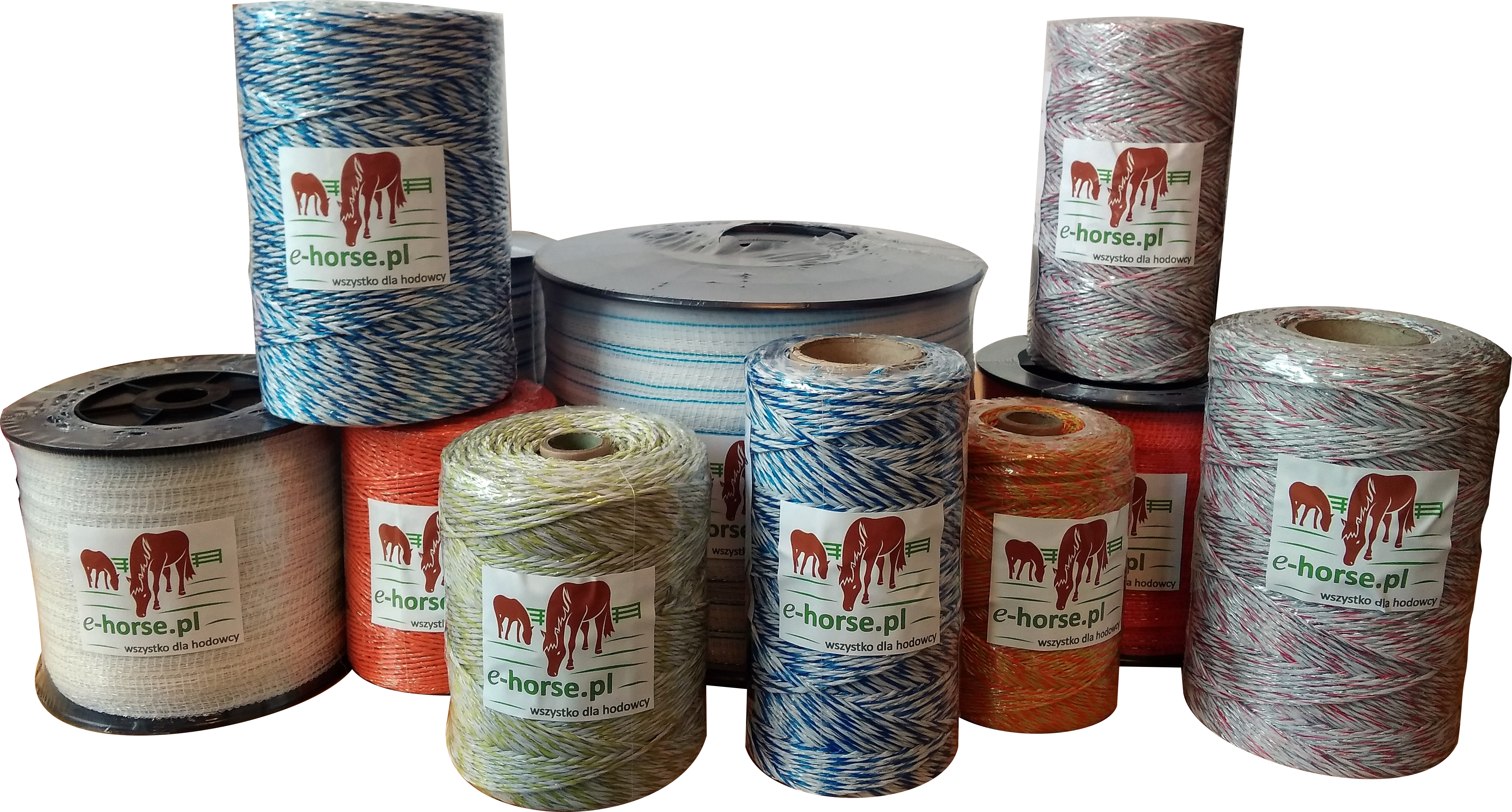 Taśma ogrodzeniowa biała 20mm/200m - obrazek 2