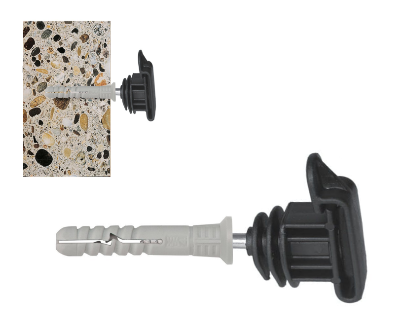 Izolator do słupków betonowych 50 szt. taśma