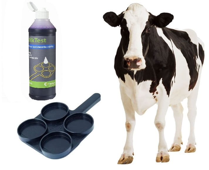 Zestaw do testowania mleka płyn 500 ml + tacka - obrazek 2