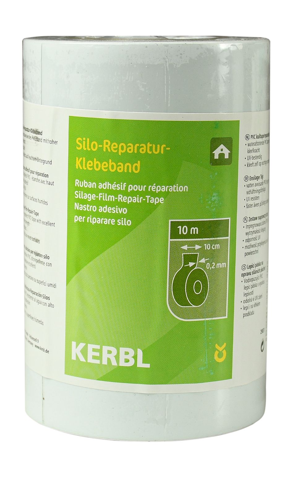 Folia naprawcza do balotów KERBL zielona,czarna 10 m - obrazek 7