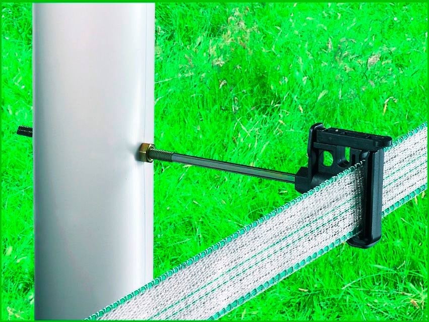 Izolator do taśmy ogrodzeniowej Maxi Tape, z trzpieniem 20 cm, z gwintem metrycznym - obrazek 3