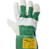 Rękawice robocze HADDOCK G1 zielone skóra r 10/XL