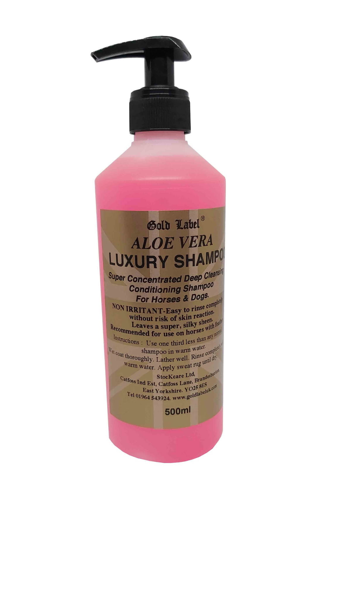 Szampon dla koni i psów do silnych zabrudzeń Aloe Vera 500ml