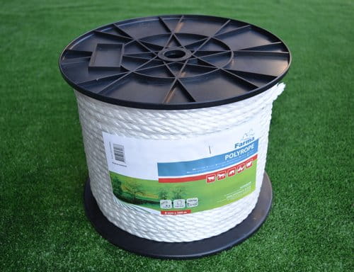 Linka, lina 8mm 200m biała super oporność - obrazek 4