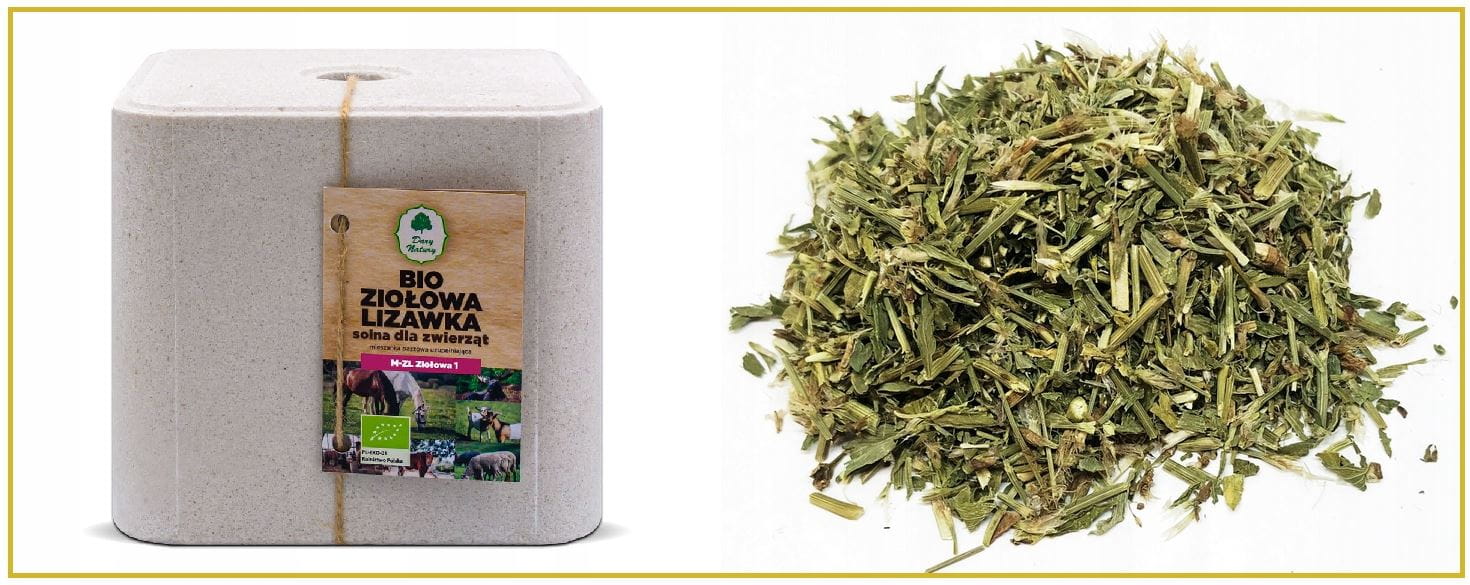 Lizawka solna Mocne kości i kopyta BIO ziołowa Dary Natury 10 kg - obrazek 2