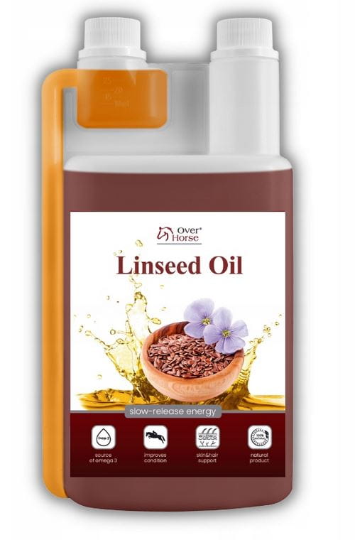 Over Horse Linseed Oil olej lniany dla koni 1l