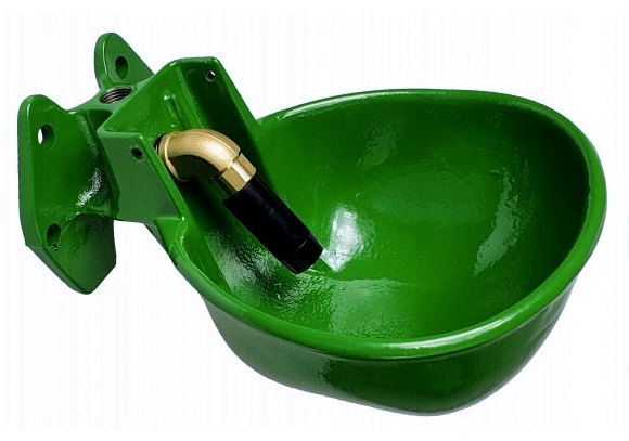 KRAMP Poidło miskowe żeliwne dla bydła i koni z zaworem rurowym Farma