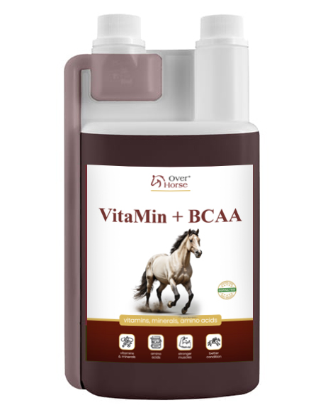OVER HORSE VitaMin + BCAA witaminy i minerały dla konia 1l