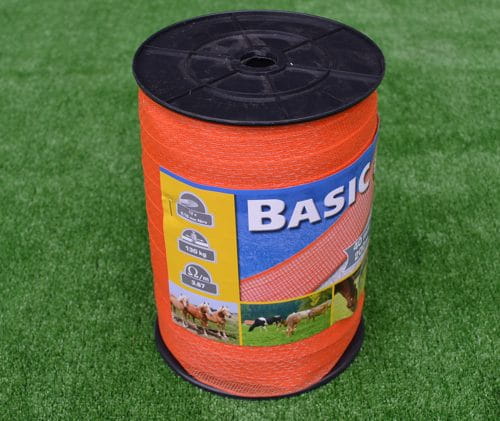 Taśma ogrodzeniowa pomarańczowa Basic 40mm/200m - obrazek 5