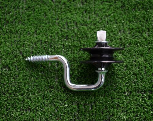 Izolator narożny z rolką, drut linka - obrazek 2