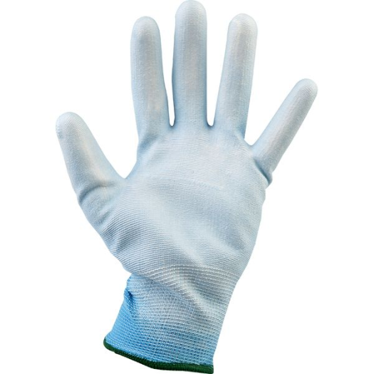 Rękawice powlekane niebieskie roz.10XL - obrazek 2