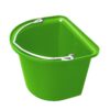 Karmidło żłób dla koni z tworzywa z pałąkiem jasnozielone 12L