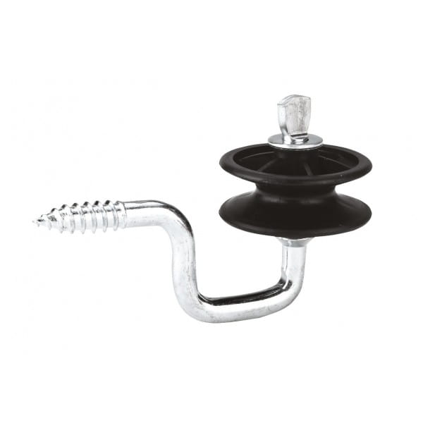 Izolator narożny z rolką, drut linka