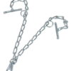 Łańcuch podwójny z karabińczykiem 70cm