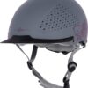 COVALLIERO kask jeździecki Beauty szary