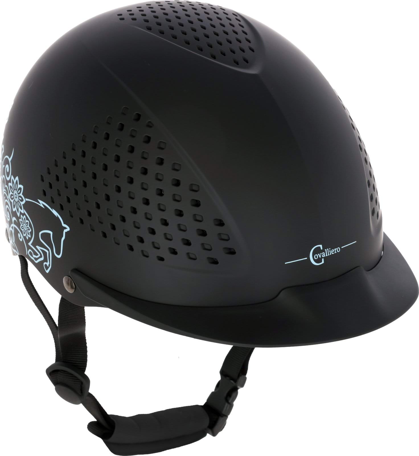 COVALLIERO kask jeździecki Beauty czarny - obrazek 3