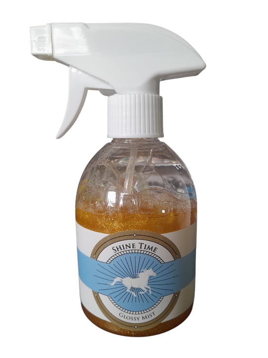 Mgiełka do sierści złota nabłyszczająca Shine Time Scandia Cosmetics 230ml