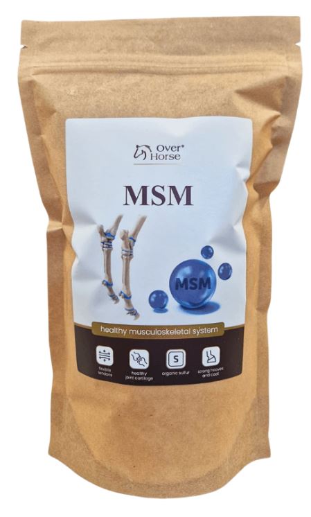 MSM wzmocnienie ścięgien, więzadeł, chrząstki stawowej Over Horse 550g
